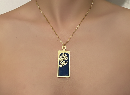 Square of Lotus Pendant