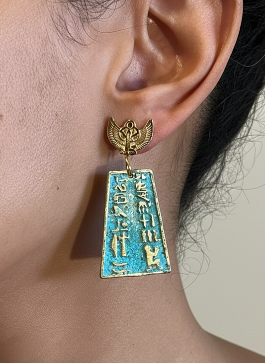 Bluerust Isis Earrings